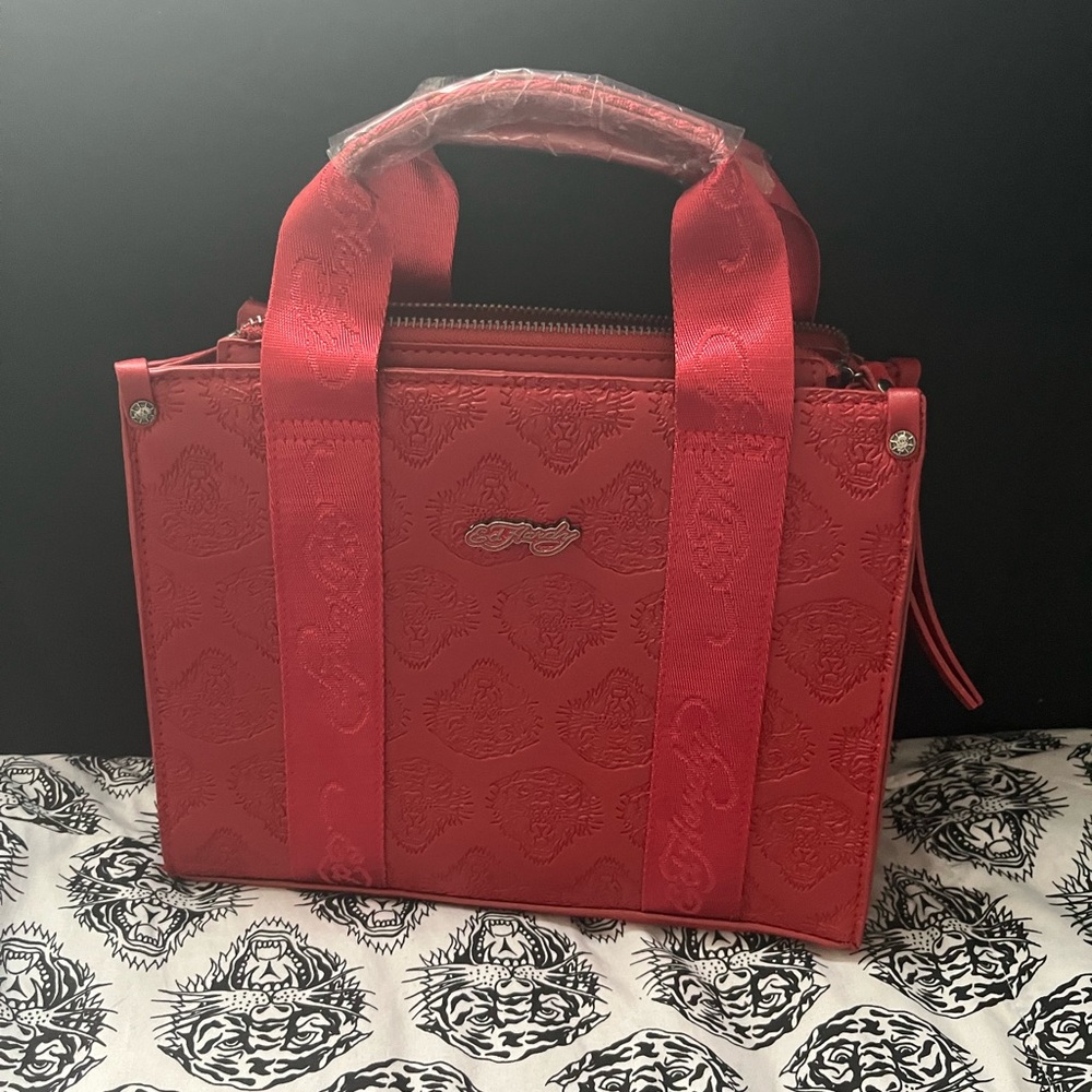 Elegant Red Designer Handbag